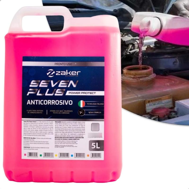 Aditivo Galao Pronto Uso Zaker 5 Litros Original Seven Plus